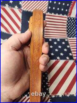 Vintage Kassnar Japan Tooled Rifle Sling W Swivels