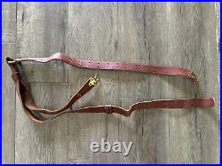 Vintage Leather Gun/Rifle Sling Jerry Berman & Sons San Bernardino