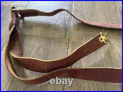 Vintage Leather Gun/Rifle Sling Jerry Berman & Sons San Bernardino