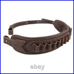 Vintage Leather Rifle Carry Sling Gun Shoulder Strap for. 30-06.30-30.22 12GA