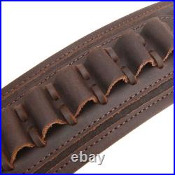 Vintage Leather Rifle Carry Sling Gun Shoulder Strap for. 30-06.30-30.22 12GA