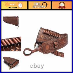 Vintage Leather Rifle Cheek Rest Pad & Sling, No Drill Needed, Recoil Pad, Hunti
