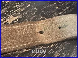 Vintage Leather Rifle Sling with Slip Loops. NOT MODERN