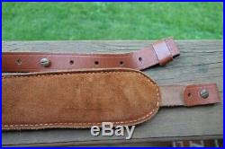 Vintage Leather Sling 1980's for Remington 700 & Winchester Pre 64 Rifle 70 54