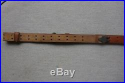 Vintage Leather Sling Springfield 1903 Brass Fittings Original Dated 1918 HBC Co