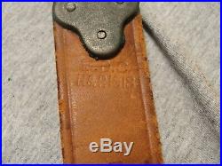 Vintage Military US Army 1907 Leather Sling H&R 1918
