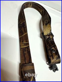 Vintage Mossy Oak Treestand Camo Rifle Sling Adjustable Swivels Made In USA