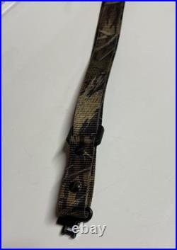 Vintage Mossy Oak Treestand Camo Rifle Sling Adjustable Swivels Made In USA