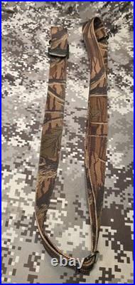 Vintage Mossy Oak Treestand Shotgun Rifle Web Sling With Swivels