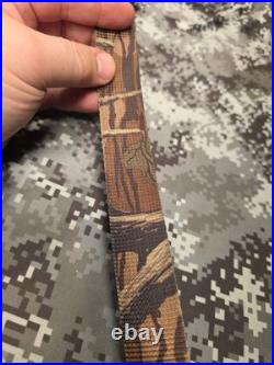 Vintage Mossy Oak Treestand Shotgun Rifle Web Sling With Swivels