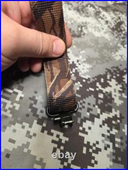 Vintage Mossy Oak Treestand Shotgun Rifle Web Sling With Swivels