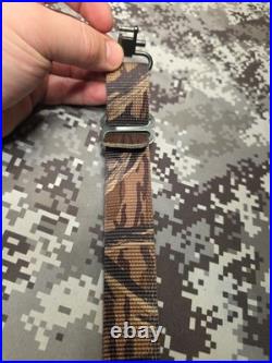 Vintage Mossy Oak Treestand Shotgun Rifle Web Sling With Swivels