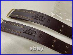 Vintage NEW OLD STOCK George Lawrence #5 Brown Leather Rifle Sling