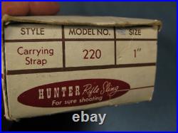 Vintage NOS. Hunter Model 220 Carrying Strap 1 Sling with Uncle Mikes Mounts