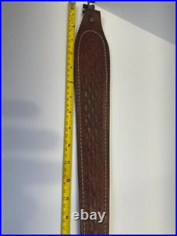 Vintage New Hunter Brand Leather Rifle Sling with Swivels