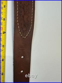 Vintage New Hunter Brand Leather Rifle Sling with Swivels