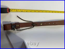 Vintage New Hunter Brand Leather Rifle Sling with Swivels