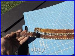 Vintage Old Handmade Custom Treated Leather Sinew Type Rifle Sling Lot #1
