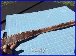 Vintage Old Handmade Custom Treated Leather Sinew Type Rifle Sling Lot #1