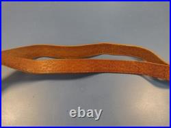 Vintage Old Rare Rifle Leather Sling Military War Hunting Western Safari Strap