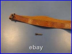 Vintage Old Rare Rifle Leather Sling Military War Hunting Western Safari Strap