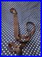 Vintage-Orvis-Leather-Stitched-Suede-Backed-Buckle-Rifle-Sling-No-Swivel-Trap-01-lyt