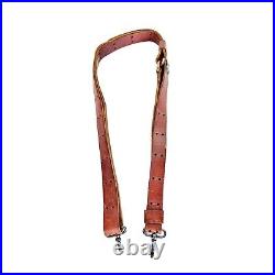 Vintage Red Head Duck Brand Military Style Rifle Sling Leather 157T Adjustable