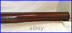 Vintage Rifle Case with Shoulder Strap Leather Gun Holder Carrying Shotgun Sling