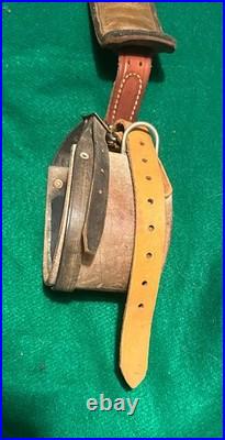Vintage Roy Oster Competition Shooter's Leather Rifle Sling + Keeper