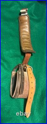 Vintage Roy Oster Competition Shooter's Leather Rifle Sling + Keeper