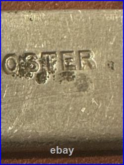 Vintage Roy Oster Competition Shooter's Leather Rifle Sling + Keeper