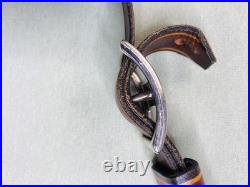 Vintage Ruger Co. Brown Tooled Leather Padded Rifle Sling Complete