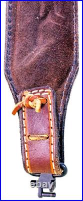 Vintage Ruger Co. Brown Tooled Leather Padded Rifle Sling Complete