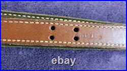 Vintage Safariland brown leather adjustable rifle sling