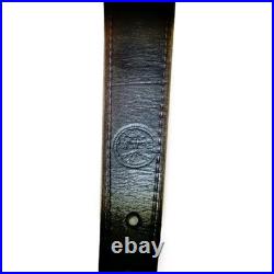 Vintage Savage stamped Brown Leather Rifle Sling missing metal connectors 42