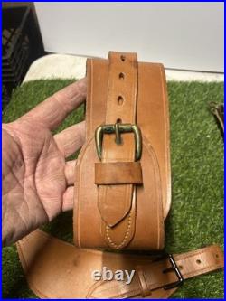 Vintage Shooting Leather Cuff and Sling by Al Freeland, Sam Bond And More! 50's