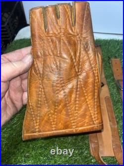 Vintage Shooting Leather Cuff and Sling by Al Freeland, Sam Bond And More! 50's