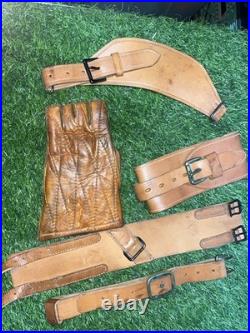 Vintage Shooting Leather Cuff and Sling by Al Freeland, Sam Bond And More! 50's