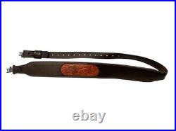 Vintage TOREL 4832 Rifle Gun Sling Deer Buck Stitched Leather / Suede USA