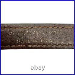 Vintage TOREL 4832 Rifle Gun Sling Deer Buck Stitched Leather / Suede USA