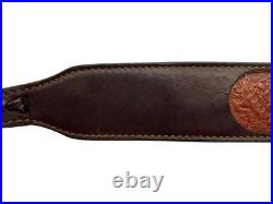 Vintage TOREL 4832 Rifle Gun Sling Deer Buck Stitched Leather / Suede USA