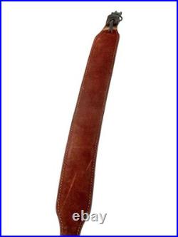 Vintage TOREL 4832 Rifle Gun Sling Deer Buck Stitched Leather / Suede USA
