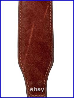 Vintage TOREL 4832 Rifle Gun Sling Deer Buck Stitched Leather / Suede USA
