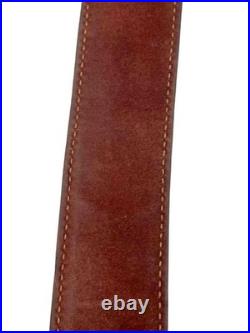Vintage TOREL 4832 Rifle Gun Sling Deer Buck Stitched Leather / Suede USA
