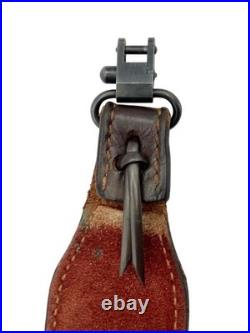 Vintage TOREL 4832 Rifle Gun Sling Deer Buck Stitched Leather / Suede USA