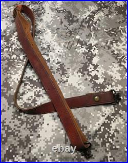 Vintage The George Lawrence Co #57 Leather Rifle Sling With Swivels
