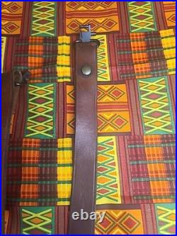 Vintage The George Lawrence Co #57 Leather Rifle Sling With Swivels