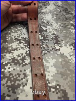 Vintage The George Lawrence Co #57 Leather Rifle Sling With Swivels