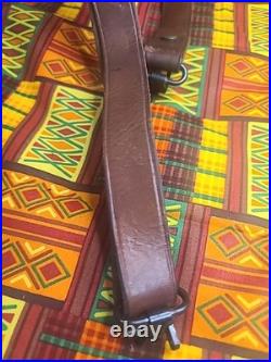 Vintage The George Lawrence Co #57 Leather Rifle Sling With Swivels