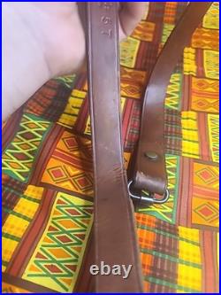 Vintage The George Lawrence Co #57 Leather Rifle Sling With Swivels